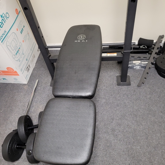 Gold's Gym Other Golds Gym Bench Weights And Weight Rack Included